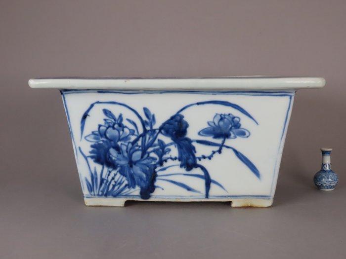 Kangxi (1662-1722) - Jardinière - Pruimenbloesem en bamboe,, Antiek en Kunst, Antiek | Overige Antiek