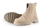 Nelson Veterboots in maat 38 Beige | 5% extra korting, Kleding | Dames, Schoenen, Verzenden, Beige, Overige typen, Zo goed als nieuw