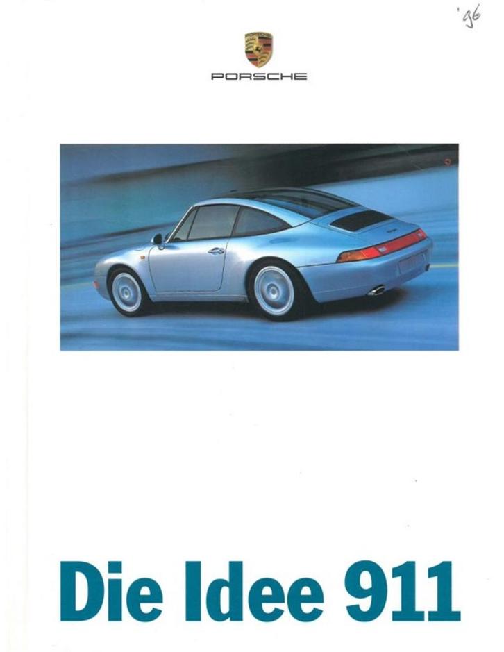 1997 PORSCHE 911 HARDCOVER BROCHURE DUITS, Boeken, Auto's | Folders en Tijdschriften