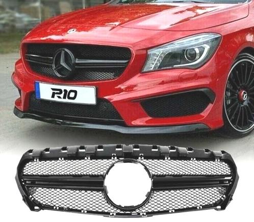 CALANDRE POUR MERCEDES CLA W117 13-16 LOOK AMG NOIR BRILLANT, Auto-onderdelen, Carrosserie, Verzenden
