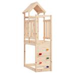 vidaXL Speeltoren met rotswand 53x110x214 cm massief, Kinderen en Baby's, Speelgoed | Buiten | Speeltoestellen, Nieuw, Verzenden