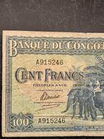 Congo belge. - 100 Francs 10-06-1944 - Pick 17b (Sans prix