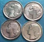 France. 10 Francs 1954 Guiraud (lot de 4 monnaies) (Sans