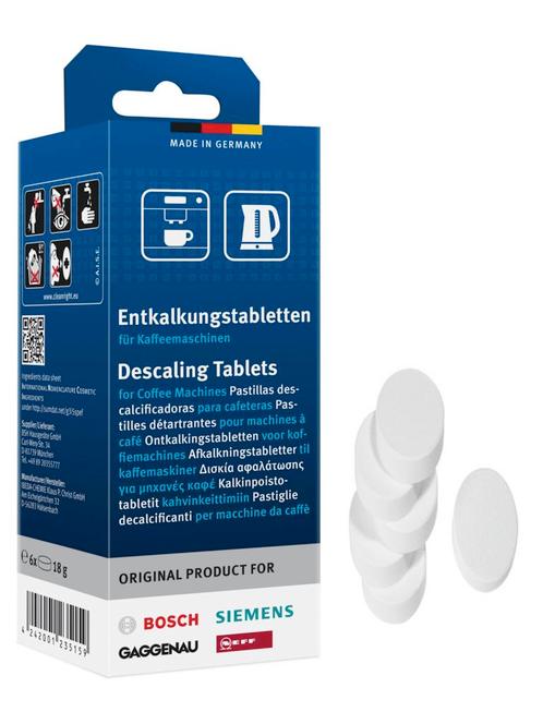 Siemens Ontkalkingstabletten 00312453 / 311556 / TCZ6002 /, Elektronische apparatuur, Koffiemachine-accessoires, Verzenden