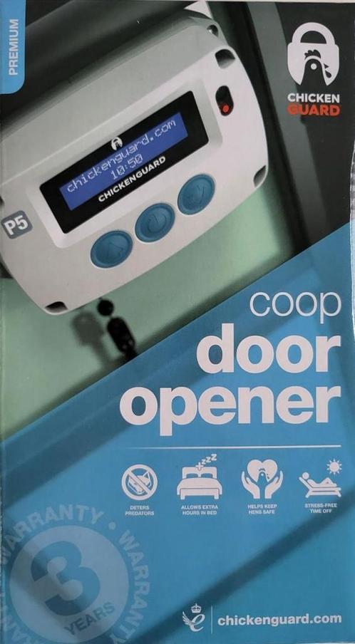 Chickenguard  Premium (Tijd + lichtsensor), Dieren en Toebehoren, Pluimvee | Toebehoren, Nieuw
