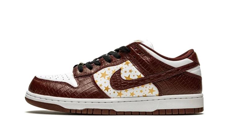 Nike SB Dunk Low Supreme Stars Barkroot Brown - Maat 41 EU, Kleding | Heren, Schoenen, Ophalen of Verzenden