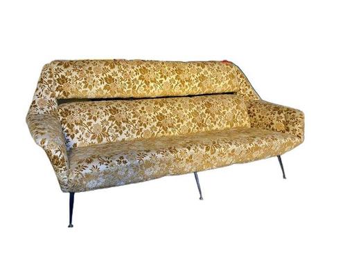 Minotti - Gigi Radice - Zitgroep (3) - Brons, Hout, Metaal,, Antiek en Kunst, Antiek | Meubels | Stoelen en Sofa's