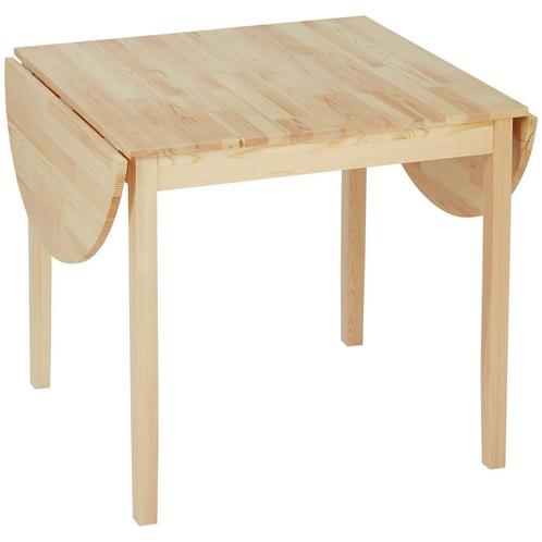 TRUUSK Opvouwbare Houten Eettafel - Drop-Leaf Design - Gesch, Huis en Inrichting, Tafels | Eettafels, Verzenden