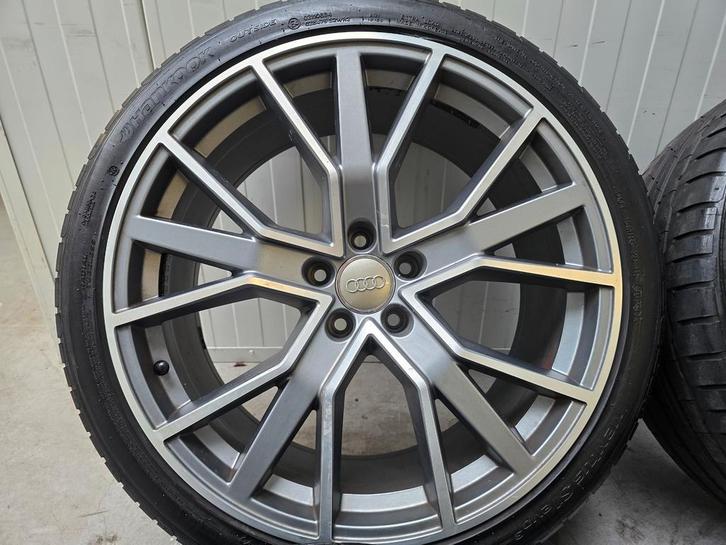 Audi A6 Q3 20 inch sport velgen Hankook zomerbanden UNIEK!, Auto-onderdelen, Banden en Velgen, 20 inch, Zomerbanden, 255 mm, Personenwagen