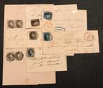 Belgique 1851/1858 - Médaillon 6 & 7 sur lettres avec