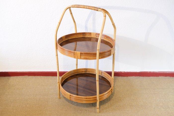 Étagère - Bamboe, Rattan, Hout, Antiek en Kunst, Curiosa en Brocante