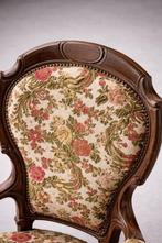 Fauteuil - Hout, Textiel