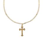 Ketting met hanger - 18 karaat Geel goud, Handtassen en Accessoires, Antieke sieraden