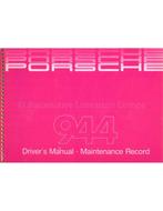 1985 PORSCHE 944 INSTRUCTIEBOEKJE | SERVICEBOEKJE ENGELS, Autos : Divers, Modes d'emploi & Notices d'utilisation