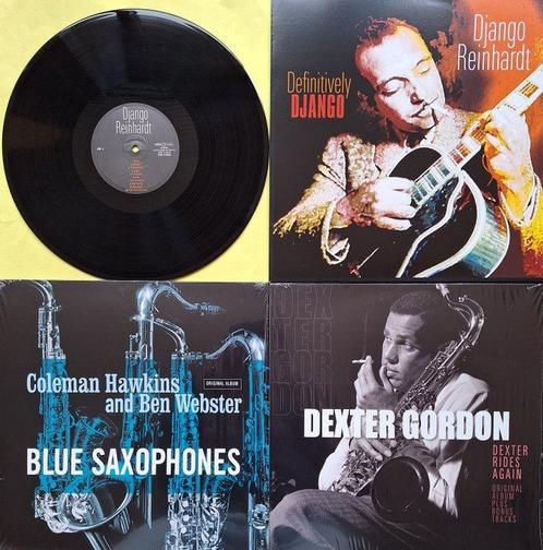 Coleman Hawkins, Dexter Gordon, Django Reinhardt - 3 x, Cd's en Dvd's, Vinyl Singles