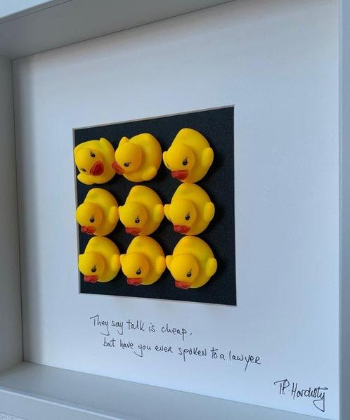 T P Hardisty - They say talk is cheap, but have you ever, Antiek en Kunst, Kunst | Schilderijen | Modern