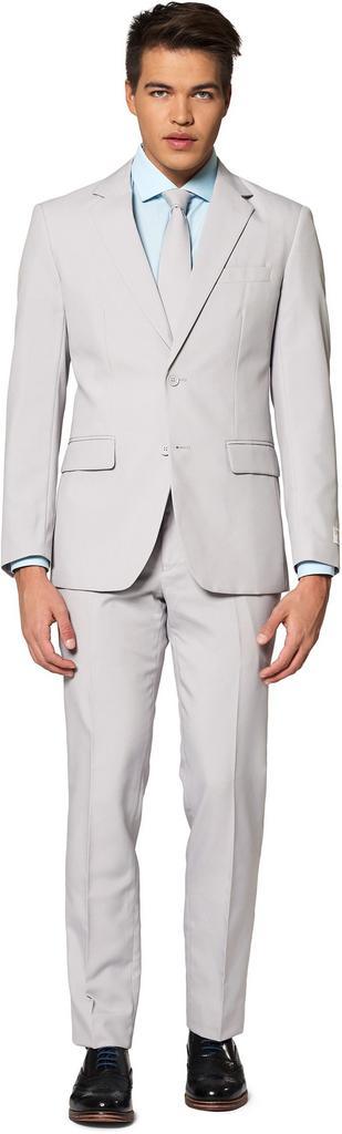 OppoSuits Kostuum Groovy Grey maat Maat 52/54 (L) Heren, Kleding | Heren, Kostuums en vesten, Grijs, Nieuw, Maat 52/54 (L), Verzenden
