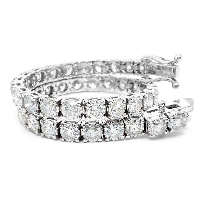 Zonder minimumprijs - Armband - 14 karaat Witgoud - 7.26ct., Bijoux, Sacs & Beauté, Bracelets