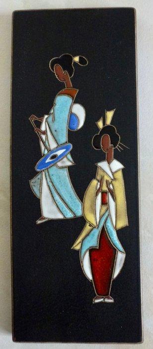 Ruscha-Handarbeit - Vintage - Wandbord (3) - Model 734 -, Antiek en Kunst, Kunst | Designobjecten