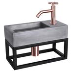 Fonteinset Differnz Ravo Beton en Handoekrek 38.5x18.5x9 cm, Doe-het-zelf en Bouw, Ophalen of Verzenden, Nieuw, Overige typen