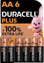 Duracell Plus Alkaline AA batterijen - 6 stuks, TV, Hi-fi & Vidéo, Verzenden