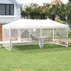 vidaXL Partytent inklapbaar met zijwanden 3x6 m wit, Tuin en Terras, Verzenden, Nieuw