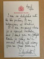 Queen Elizabeth II - Letter from HM Queen Elizabeth II