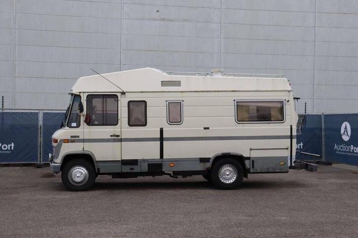 Veiling: Mobilhome Camper Mercedes-Benz 508D Diesel 1976 (Ma, Caravanes & Camping, Camping-cars, Enlèvement