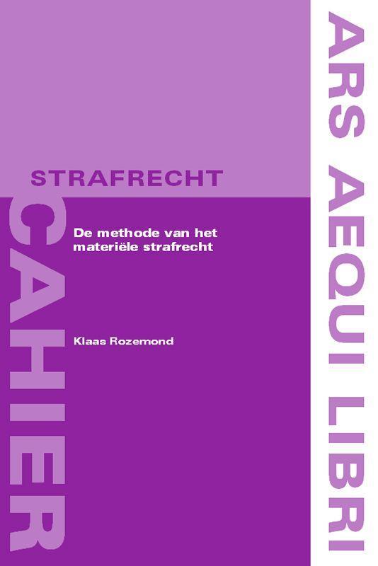 Methode van het materiele strafrecht / Cahier Strafrecht, Boeken, Wetenschap, Gelezen, Verzenden