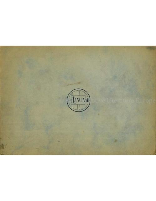 1933 LANCIA ARTENA | ASTURA | DILAMBDA BROCHURE ENGELS, Livres, Autos | Brochures & Magazines