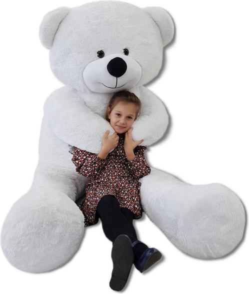 XXL Knuffelbeer 220 cm - Grote Witte Pluche Beer - Perfec..., Kinderen en Baby's, Speelgoed | Knuffels en Pluche, Nieuw, Ophalen of Verzenden