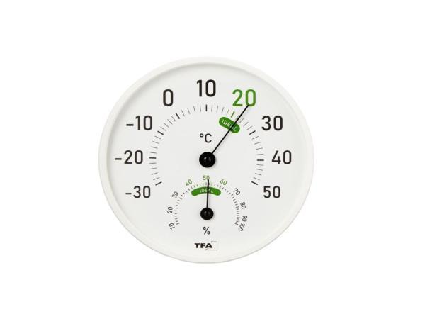 Veiling - 2 x TFA Dostmann analoge Thermo-hygrometer, Huis en Inrichting, Woonaccessoires | Thermometers, Nieuw