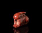 Near Easte einde Amulet - Rode steen konijnenamulet (Zonder