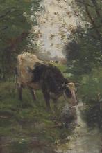 W. Maris (1844-1910) and T.E.A. de Bock (1821-1899) - Cow, Antiek en Kunst