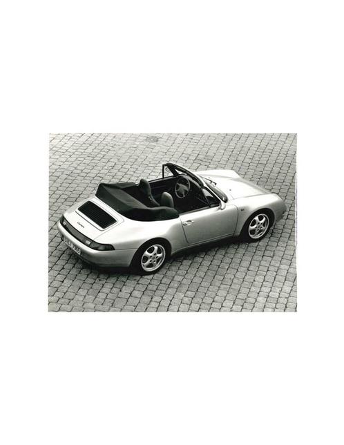 1994 PORSCHE 911 CARRERA CABRIO PERSFOTO, Livres, Autos | Brochures & Magazines