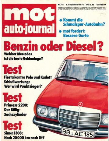 1976 MOT AUTO JOURNAL MAGAZINE 18 DUITS