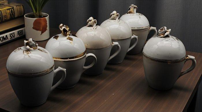 Produzione tedesca - Service de table (6) - Porcelaine, Antiquités & Art, Antiquités | Verre & Cristal