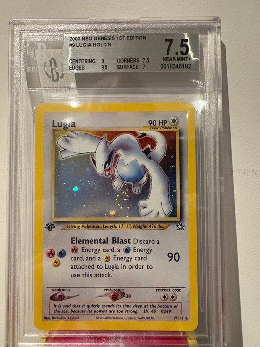 Pokémon - 1 Graded card - Lugia #9 First edition - Beckett, Hobby en Vrije tijd, Verzamelkaartspellen | Pokémon