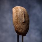 Oud Griekenland, Steen Cycladisch idool - 10.2 cm