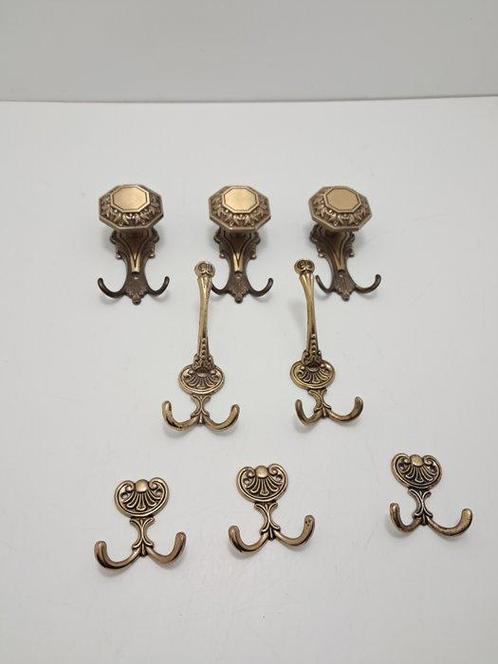 Set kapstokhaken (8) - Koper, Antiek en Kunst, Curiosa en Brocante