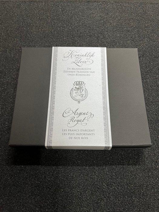 België. Set de belangrijkste Zilveren franken van onze, Timbres & Monnaies, Monnaies | Pays-Bas