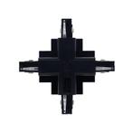 Luxar Inbouw 3 Fase X-Vorm Connector Zwart, Huis en Inrichting, Verzenden, Nieuw