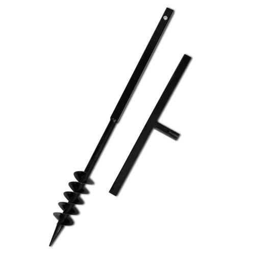 vidaXL Grondboor met handvat en schroefkop (dubbele schroef), Doe-het-zelf en Bouw, Gereedschap | Handgereedschap, Nieuw, Verzenden