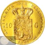 Nederland. Wilhelmina. 10 Gulden of Gouden tientje 1897 over, Postzegels en Munten