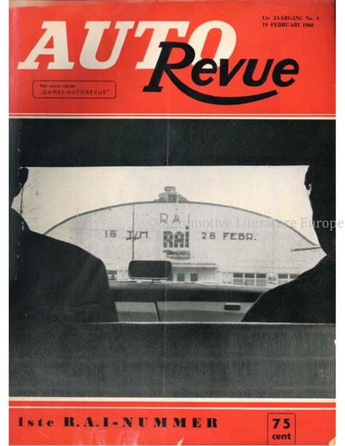 1960 AUTO REVUE MAGAZINE 04 NEDERLANDS, Boeken, Auto's | Folders en Tijdschriften
