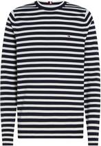 Tommy Hilfiger Trui Streep Navy maat Maat 52/54 (L) Heren, Maat 52/54 (L), Tommy Hilfiger, Nieuw, Verzenden