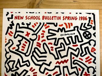 Keith Haring (after) - School Bulletin Spring 1966, Antiek en Kunst, Kunst | Designobjecten