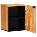 vidaXL Badkamer Hangkast Bruin 38 x 33.5 x 48 cm Massief, Huis en Inrichting, Verzenden, Nieuw