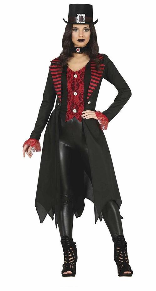 Gothic Halloween Kostuum Dames Rood, Hobby en Vrije tijd, Feestartikelen, Nieuw, Verzenden