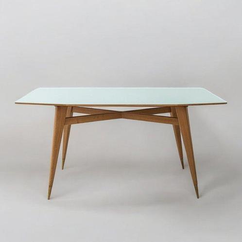 Gio Ponti - Tafel - Bureau - Ash, Messing, Kunststof, Antiek en Kunst, Kunst | Designobjecten